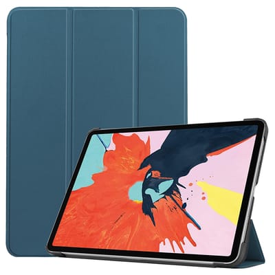 imoshion Tablet Hoes - Geschikt voor Apple iPad Air 5 (2022) / Air 4 (2020) / Air 11 inch (2026) M4 / Air 11 inch (2025) M3 / Air 11 inch (2024) M2 - Trifold Bookcase - Donkergroen