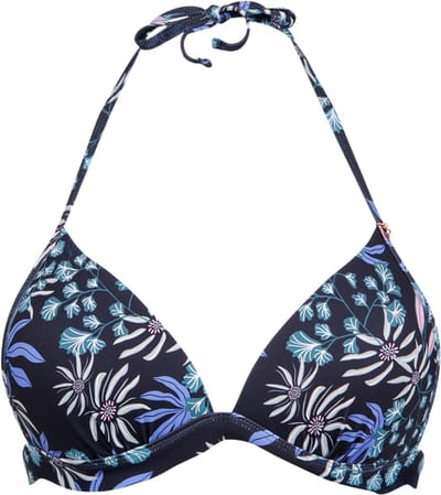 Brunotti - Lisselot-Print - Bikini Topje Zwart - Triangel Bikini Dames - 38