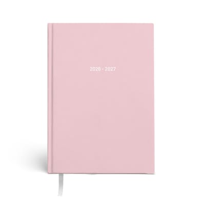 SOHO - Agenda A5 - Jaar 26/27 - 12 maanden - 1 week op 2 pagina`s - Inclusief Leeslint - Pastel - Roze