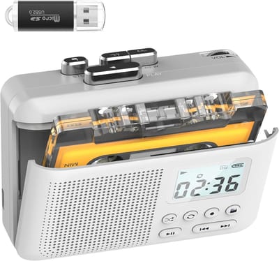 DailySupplies® Cassette Speler - Walkman - Grijs