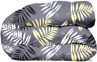 Premium Dekbed bedrukt - Zonder hoes ( 2 in 1 ) - Tweezijdig - 1 persoon -140 x 200 cm - NewVaren Dark / NewVaren Light