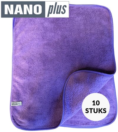 10X Nanodoek/Nanoplus/Vaatdoek/36x31/Paars