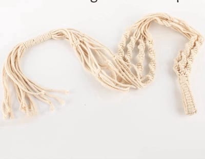 Finnacle - "Handgemaakte Macramé Plantenhangers - Bloempothangers - Wanddecoratie - Tuininterieur - Bohemian Decor"