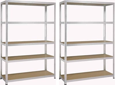 ERRO Opbergrek XL - 120 cm breed - 875 kg draagkracht - 175 kg per plank - Extra breed - 2 stuks