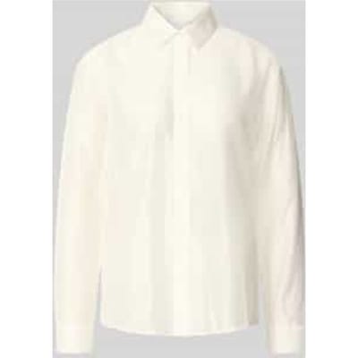 regular fit blouse van lyocellmix in semitransparant design