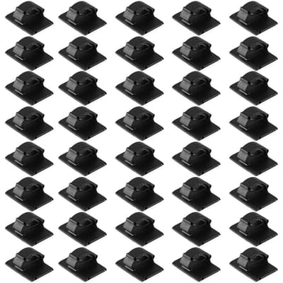 40 Stuks Auto Kabel Fixeer Clips Auto GPS Datakabel Lichtkabel Decoratieve Draad Fixeer Organizer L 120x60x0.3cm / 47.2x23.6x0.1in