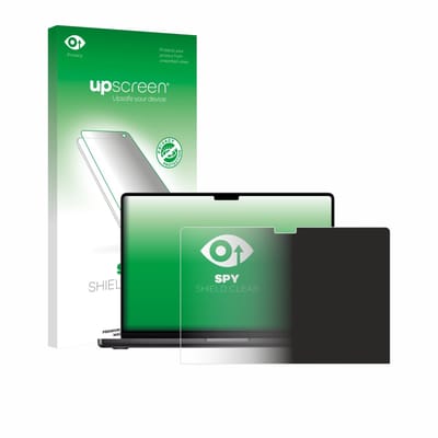 upscreen - privacy screenprotector voor Apple MacBook Pro 16" M5 2026 - Folie Beschermfolie Blauwlichtfilter
