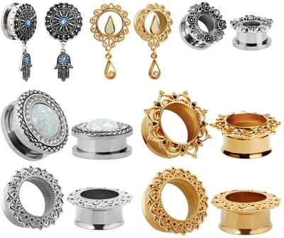 Dailygoods - Unisex Roestvrij Staal Piercingsieraden - Modieus en Duurzaam - Geschikt voor Kinderen en Volwassenen - Perfect voor Elke Gelegenheid