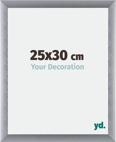 Your Decoration - Fotolijst 25x30 cm - Aluminium - Zilver Geborsteld - Tucson