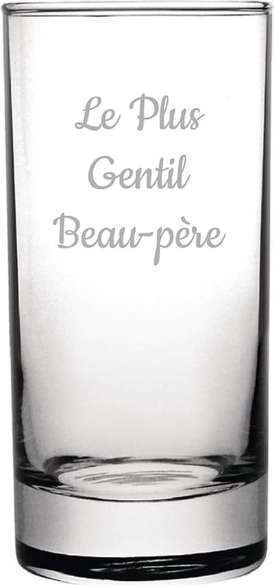Longdrinkglas gegraveerd - 28,5cl - Le Plus Gentil Beau-père