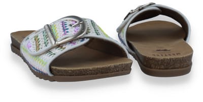 Mustang Dames Slipper -multi | Off White | Maat: 37