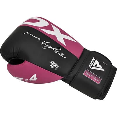 RDX Sports Rex F4 Bokshandschoenen - Boxing Gloves - Sparring - Vechtsporthandschoenen - Boksen - Roze - 12 oz