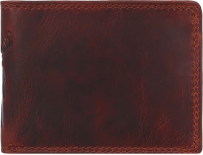 Jack Kinsky Monterey 104 Portemonnee RFID-bescherming Leer 10.5 cm - Jongens - Horizontaal - cognac