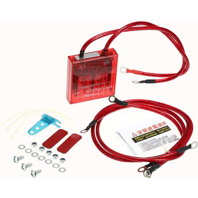 Auto Digitale Spanningsstabilisator Universele 12V Elektrische Spanningsregelaar rood