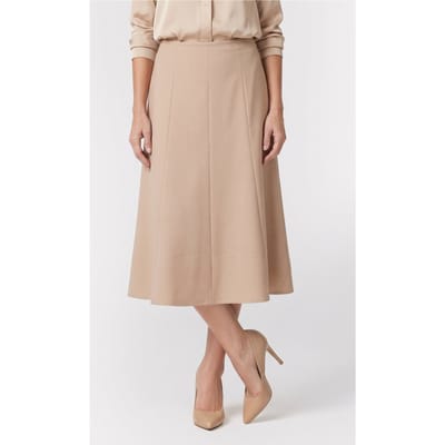 ARKET Jockey Skirt Beige Size: 34 | Midi Skirts Outlet | Dames | Beige