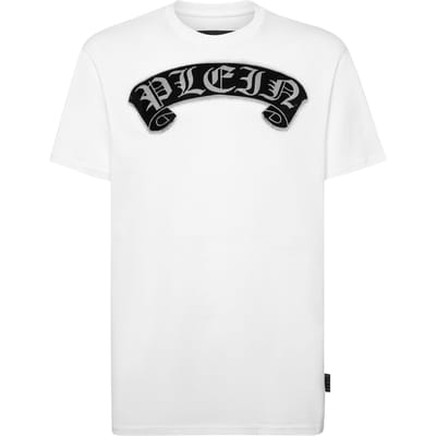 T-Shirt Ronde Hals Gothic Plein