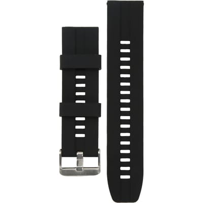 Bracelet de Montre Connectée Silicone Souple Bracelet de Montre Connectée de Rechange pour Huawei GT2 GT2e Noir 22MM black