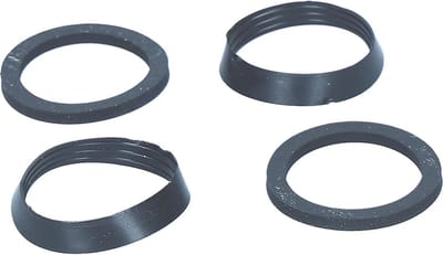 Afdichtingsset Sifon - Pakking Sifon - Badkamer Reparatie - Voor Sifon 1 1/4" - 30x39x3mm - Zwart