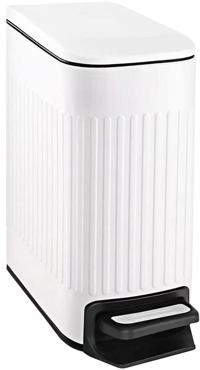 Kleine Vuilnisbak Met Deksel Soft Close - 6 Liter Roestvrijstalen Afvalbak voor Badkamer, Slaapkamer, Kantoor en Keuken