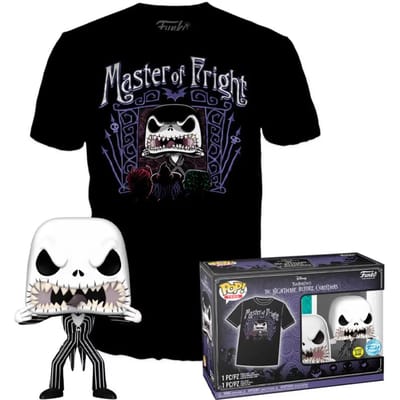 Beeldje Funko POP & T-shirt Nightmare Before Christmas Jack Skellington Exclusive