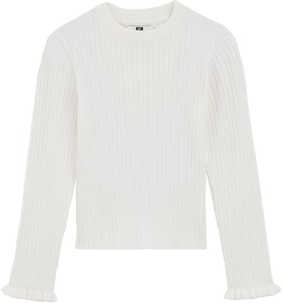We Fashion Knitted Pullover White Size: 170/176 | Sweaters & Cardigans Outlet | Unisex | Wit