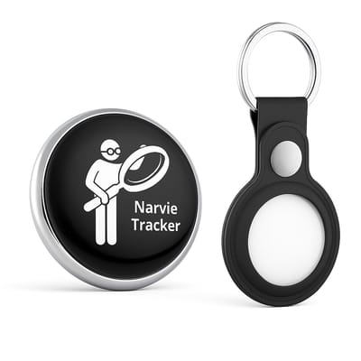 NARVIE - Mini GPS Tracker - huisdieren hoes - satelliet live locatie meekijken - Geschikt voor Android / Iphone - incl. gratis app - Sleutels Key Finder Sleutel tracker
