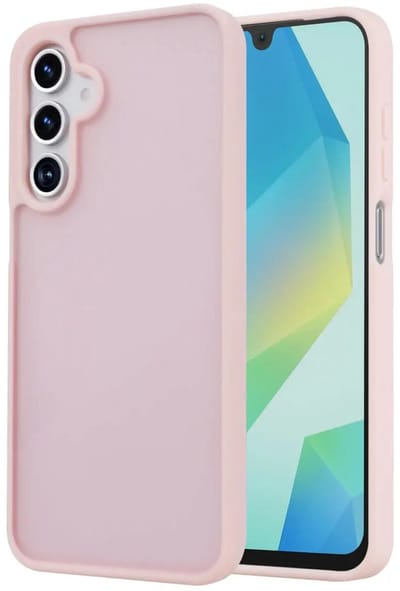 Hoesje Geschikt voor Samsung Galaxy A17 - Matte Back Cover - Roze