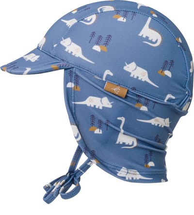 Fresk UV 50+ Zonnehoed voor kinderen 62 – Beschermende Reishoed – Hoofdbescherming Jongens - Blauw - Dino