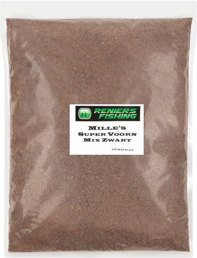 Reniers Fishing Mille's Super Voorn Mix 2 Kilo - Kleur : Zwart