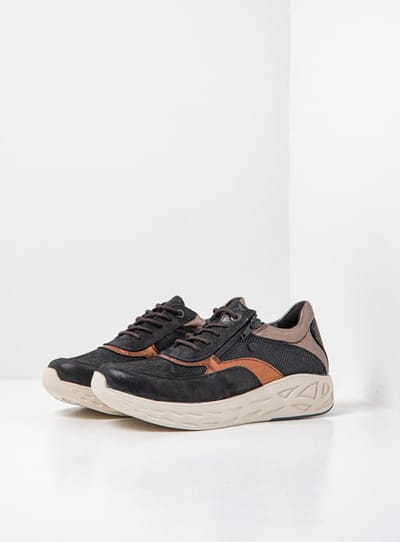 Wolky Dames Sneakers 05703 Vitality S2F Zwart