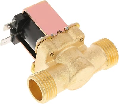 Elektrische Solenoïde Ventiel 1/2" DC 12V Messing Normaal Gesloten voor Waterregeling, Irrigatie en Verwarmingstoepassingen