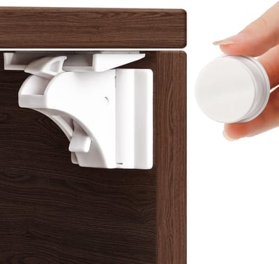 Unyqoos® Onzichtbare magnetische slotenset voor kinderveiligheid in huis zonder boren