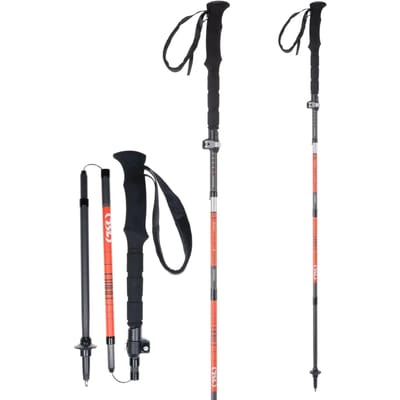 Tsl Outdoor Hiking Carbon 5 Cross Stokken Zilver