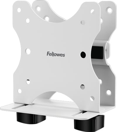 Fellowes - Thin Client Holder - Wit - CPU houder - 3-in-1 bevestigingsmethode - ruimtebesparend ontwerp