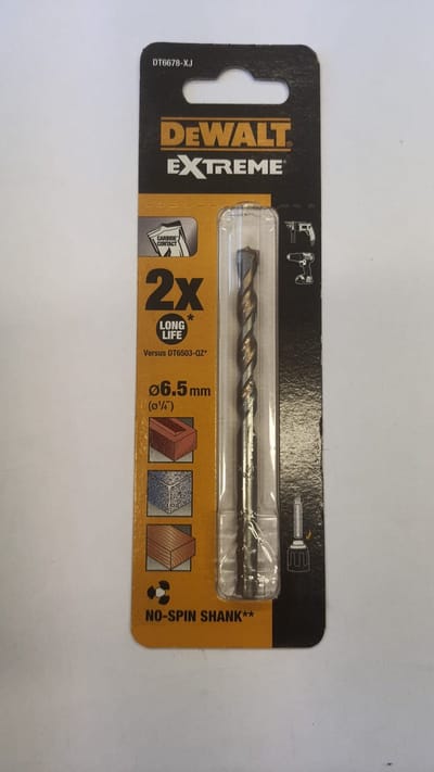 DEWALT DT6678-XJ - BETONBOOR - EXTREME - 6,5mm - 6,5X60X100MM