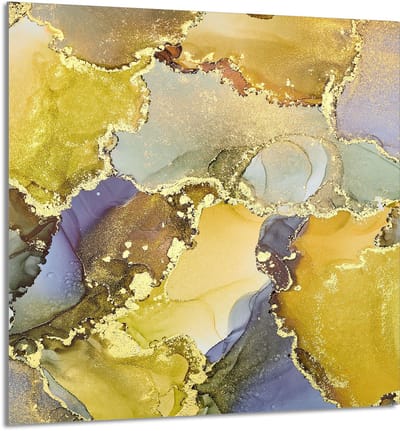TMK ArtDeko Serie - Glazen Keukenpaneel - 60x65 cm - Marmer Design