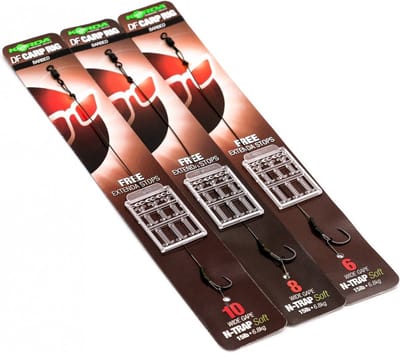 N-Trap DF Wide Gape Rig Karper Onderlijn - Onderlijn Karper - Karper Onderlijn Compleet - Karper Rigs - Karper Rig - Karperonderlijn