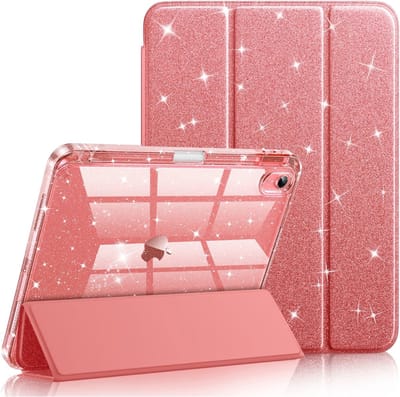 Sounix Tablet hoes geschikt voor Apple iPad 11 (2025) A16 / Apple iPad 10.9 (2022) - Hoesje met Pencil Houder Uitsparing - Roze