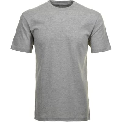 Ragman T-Shirt Uni Round Neck Single Jersey 2Pack Grijs Melange / male