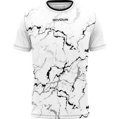 Givova Graphite T-shirt Met Korte Mouwen Wit XL Man