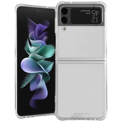 Accezz Hoesje - Geschikt voor Samsung Galaxy Z Flip 4 - Clear Backcover - Transparant