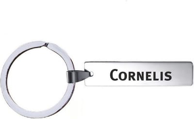 Sleutelhanger Met Naam - Cornelis - RVS