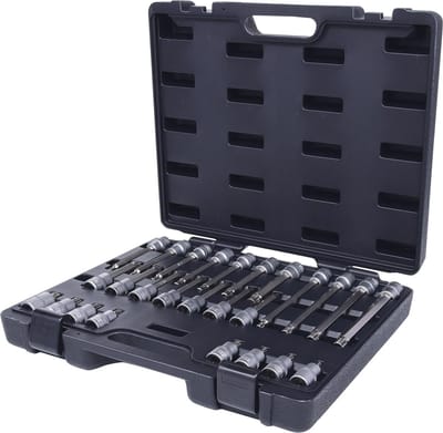 XZN Dopsleutel Set - Sterbits Doppen - Automotive Werk - 26 Delige Set - 1/2 Inch Aandrijving