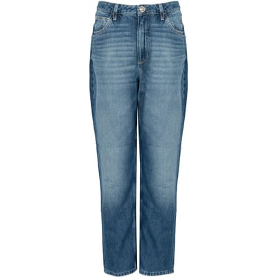 Guess Jeans Mom Fit Vrouw blauw
