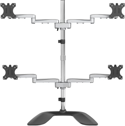 StarTech.com Quad-Monitor Stand - For up to 32" VESA Mount Monitors - stand (adjustable arm)