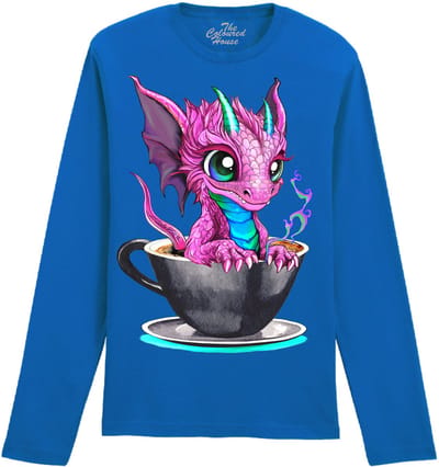 Draak Black Coffee Dragon The Coloured House Longsleeve T-shirt XXL