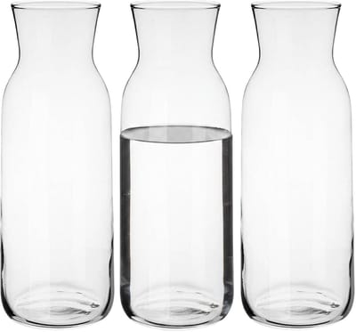 Glasmark Waterkan - 3x - 1L - glas - waterkaraf - schenkkan