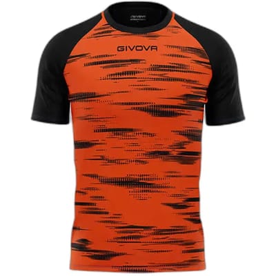 Sportshirt Givova Pixel Oranje-zwart Oranje - XS
