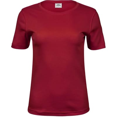 Tee Jays - Dames Interlock T-shirt - Red maat S