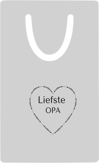 Hacebo® - liefste opa metalen boekenlegger - Opa - de liefste opa - verjaardag - cadeautje voor opa - opa artikelen - kado - geschenk Bladwijzer boekenleggers - 7.6 cm x 5cm